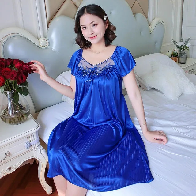 Luxe Oversized Satin Nightgown