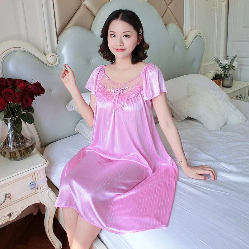 Luxe Oversized Satin Nightgown