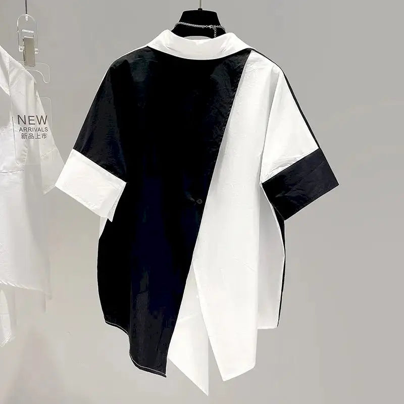 Camicetta estiva con design patchwork