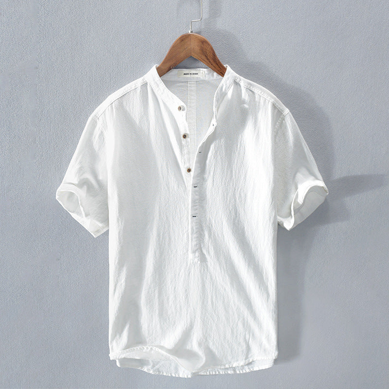 Ethan Heren Linnen Shirt – Ademend Comfort, Casual Stijl-1