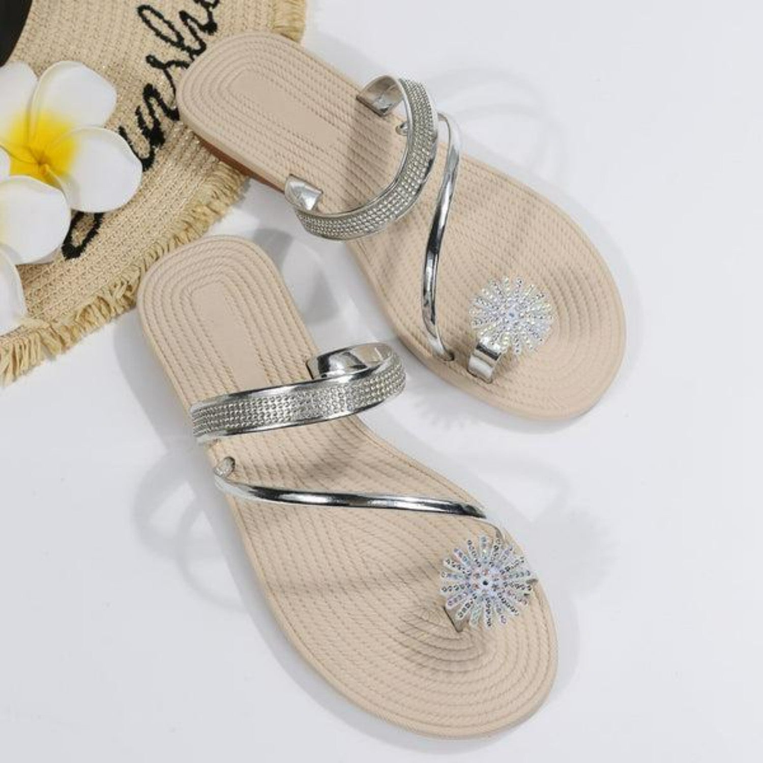 Schneeflocken Sandalen für sommerliche Eleganz