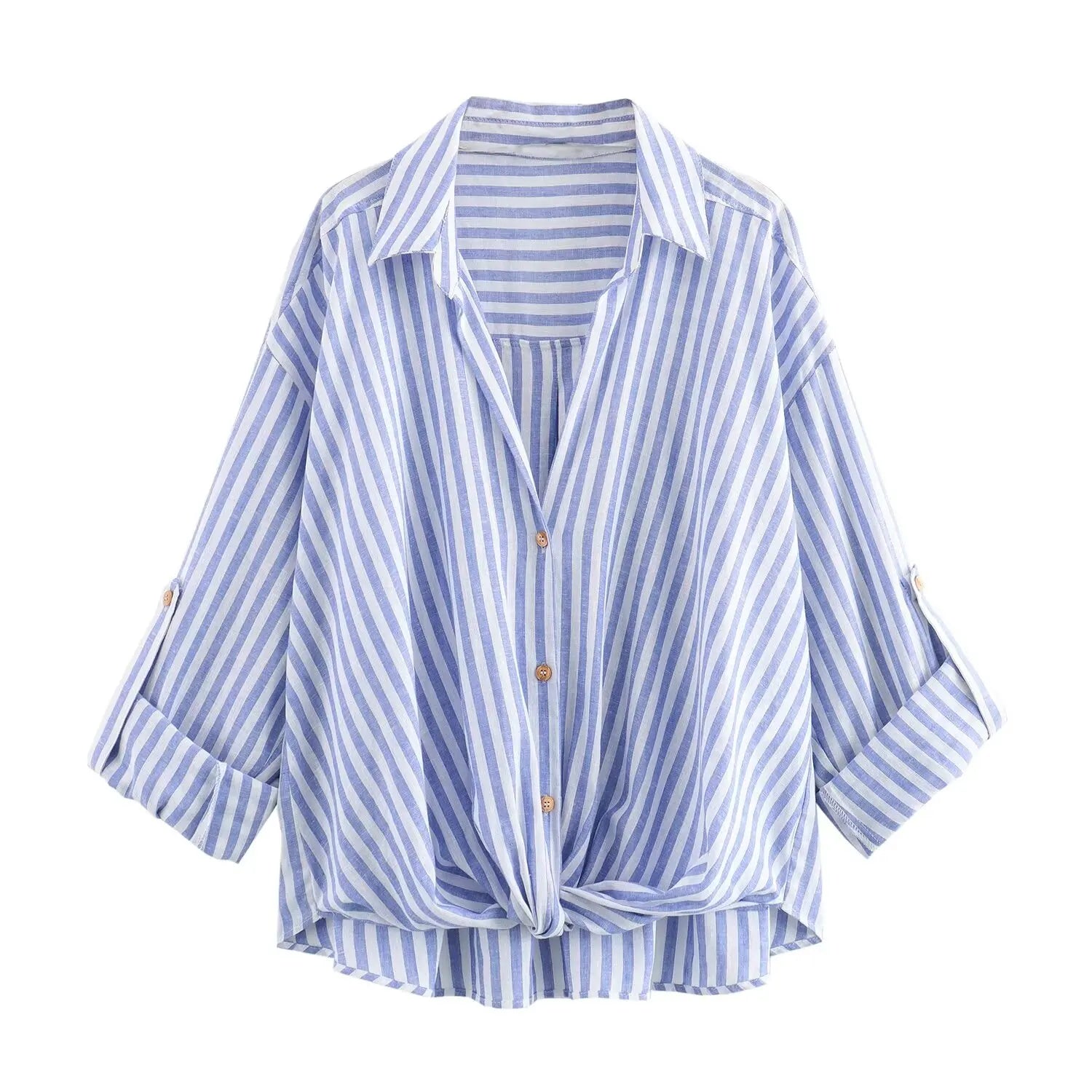 ZomerGloed Camicia a righe blu