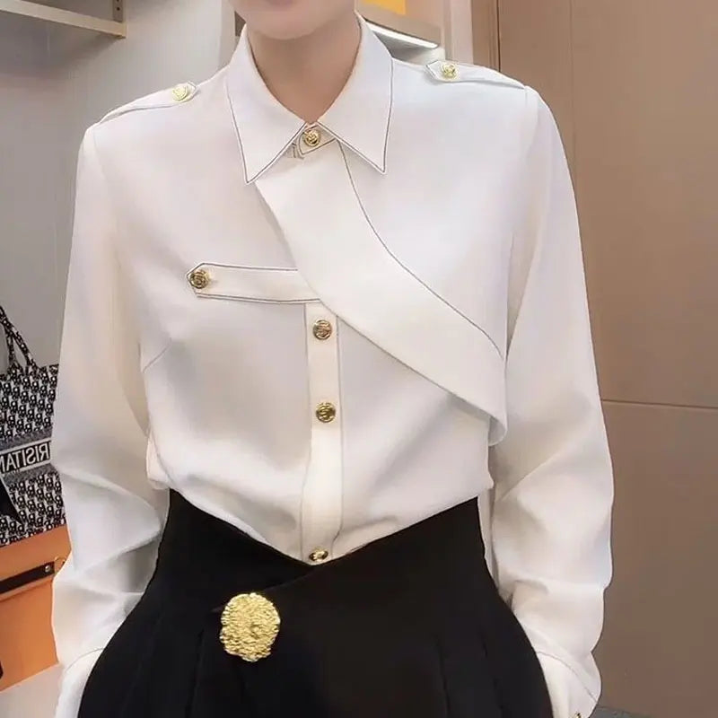Elegance Envy Blusa Asimmetrica