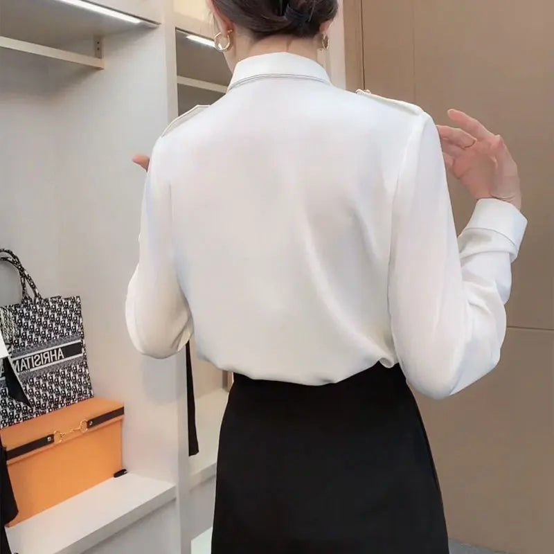 Elegance Envy Blusa Asimmetrica