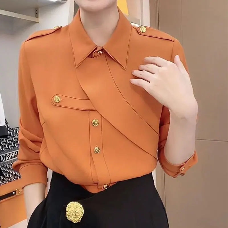Elegance Envy Blusa Asimmetrica
