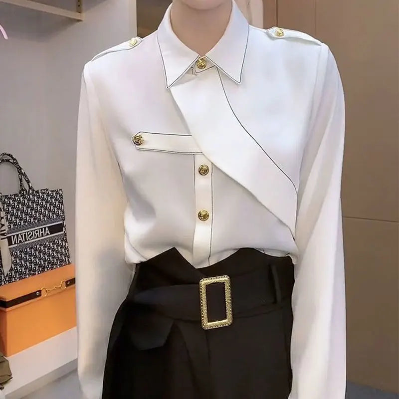 Elegance Envy Blusa Asimmetrica