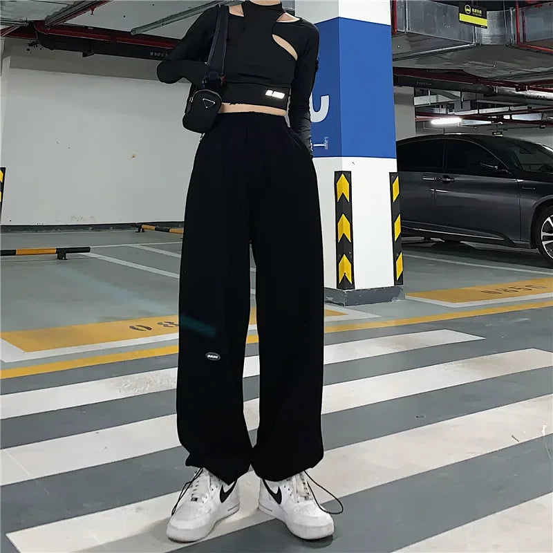 Chic Trends Petite Bell Bottoms met Hoge Taille