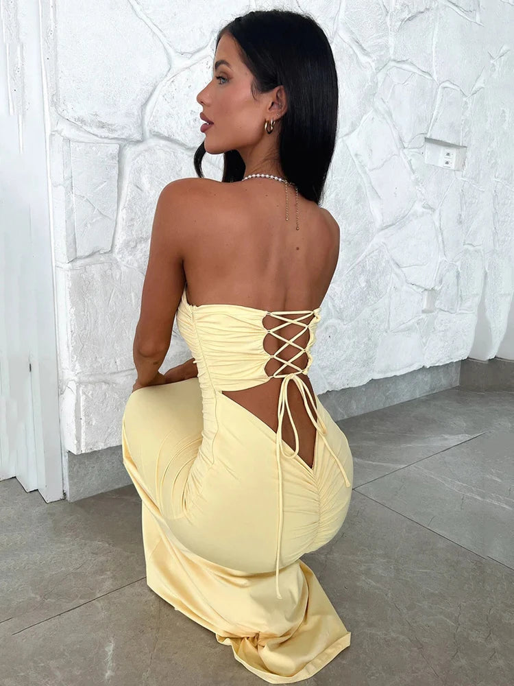 Petra | Strapless Bodycon Jurk