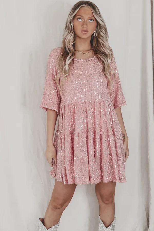 FEIKE Vestito glamour: Splendente e scintillante