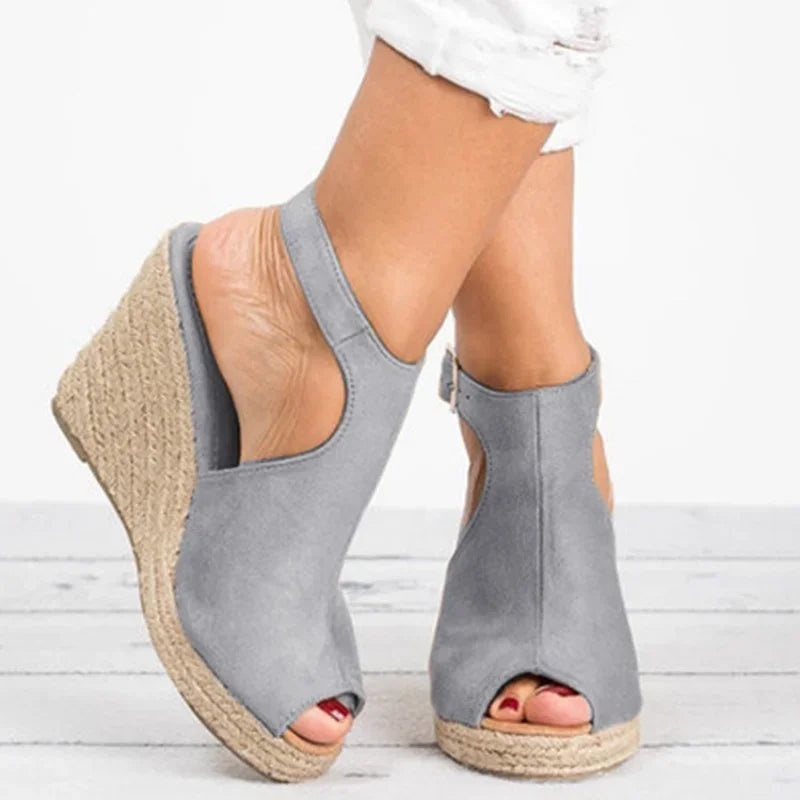 FloraGlow Platform Sandals