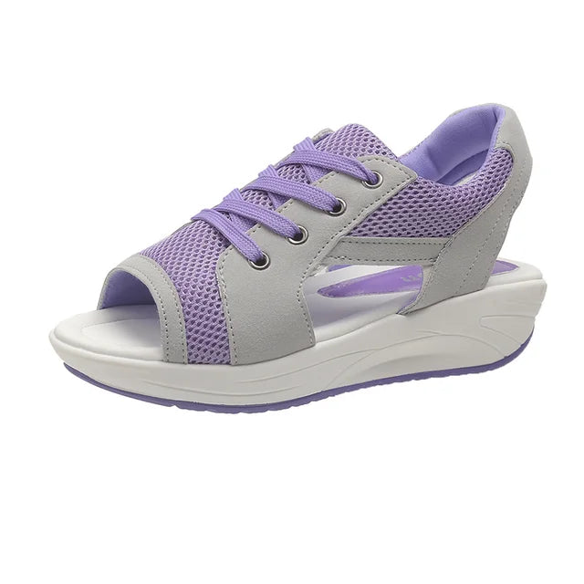Zomerse Platte Peep Toe Sandalen