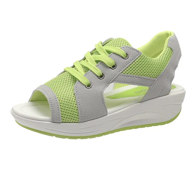 Zomerse Platte Peep Toe Sandalen