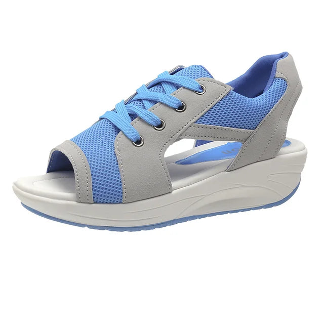 Zomerse Platte Peep Toe Sandalen
