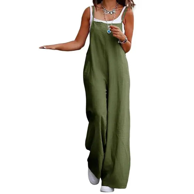 Nette Plus-Size-Jumpsuit für bequemen sommerlichen Stil