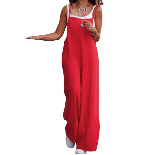 Nette Plus-Size-Jumpsuit für bequemen sommerlichen Stil