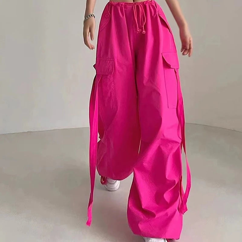 UrbanVintage Retro Loose Wide Overalls