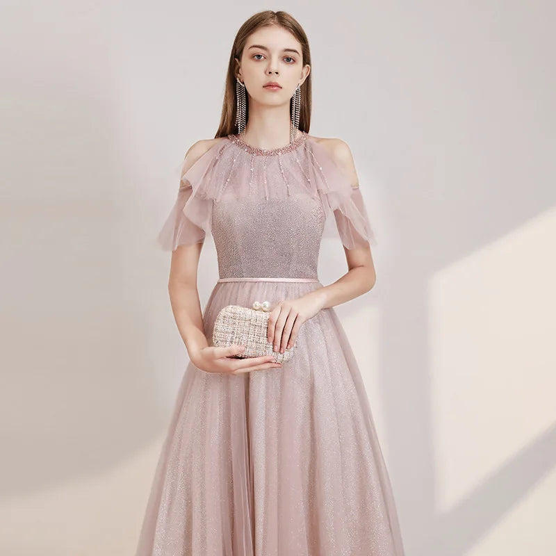 Luxus Abendkleid für Hochzeiten mit langen Ärmeln