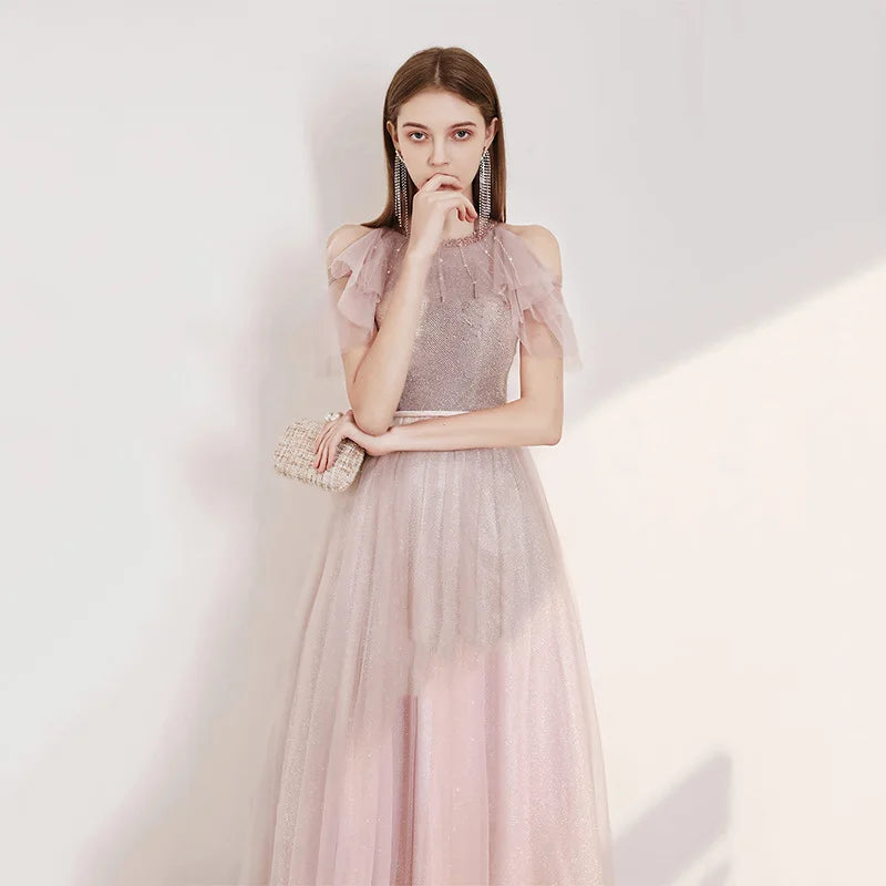 Luxus Abendkleid für Hochzeiten mit langen Ärmeln