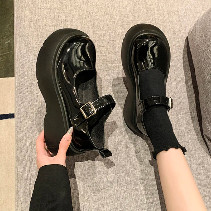 Rebel Chic Punk Goth Platform Pumps