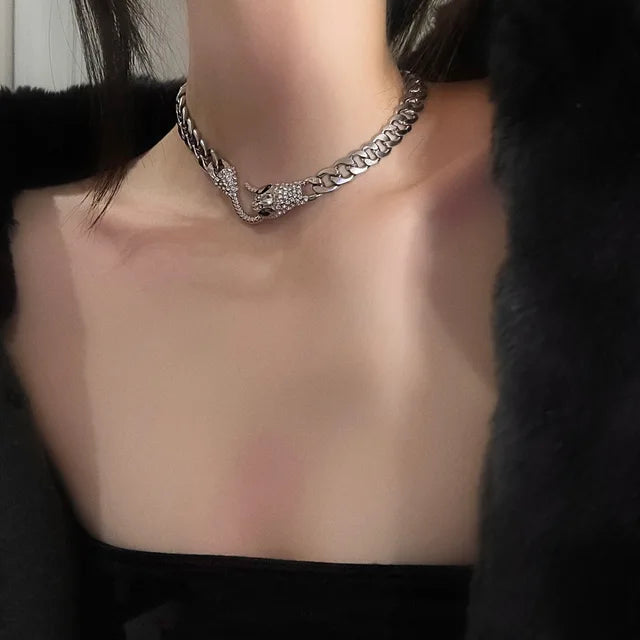 Zephyr Jewels Slangenkoningin Ketting