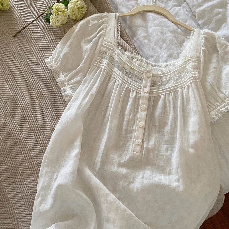 EleganceEra Victoriaanse Nachtjurk