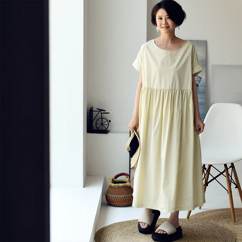 Zomerjurk Luxe Modehuis Geel