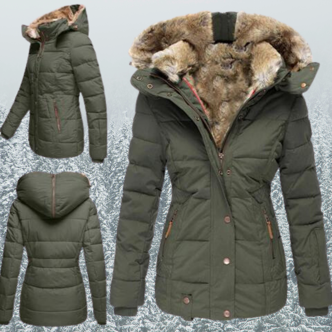 Velanora - Fashion winter coat with fur lining for women