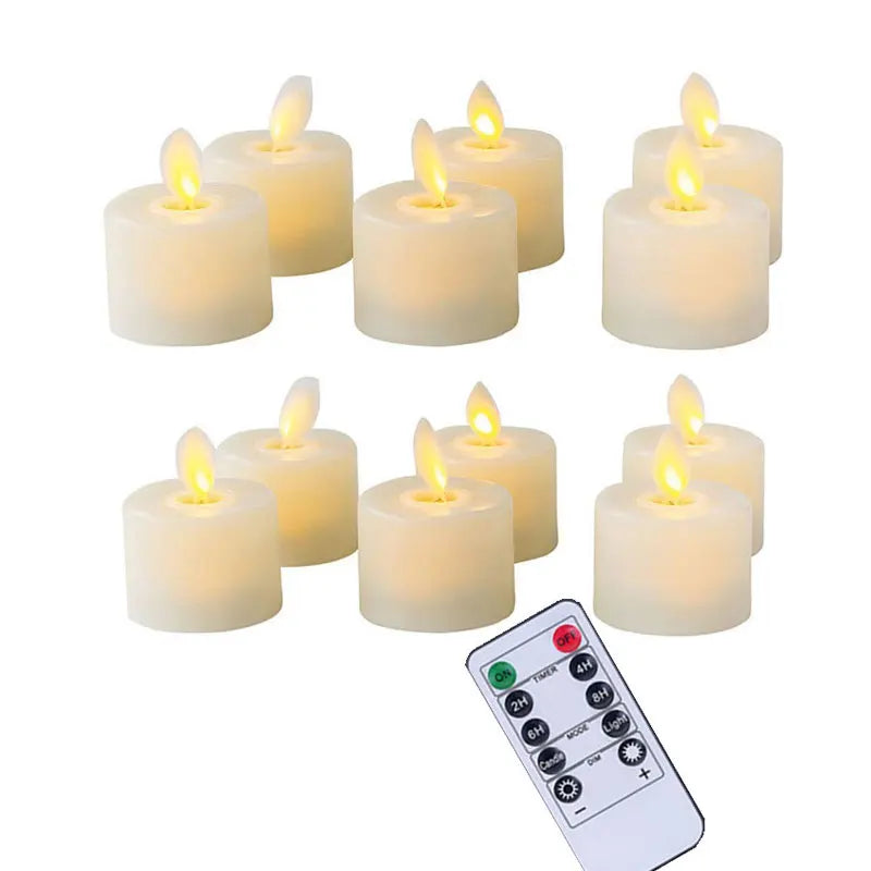 Candele LED Tremolanti Realistiche con Telecomando