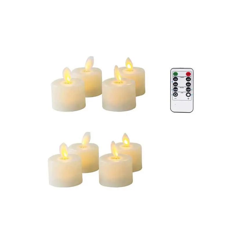 Candele LED Tremolanti Realistiche con Telecomando