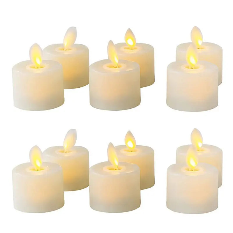 Candele LED Tremolanti Realistiche con Telecomando