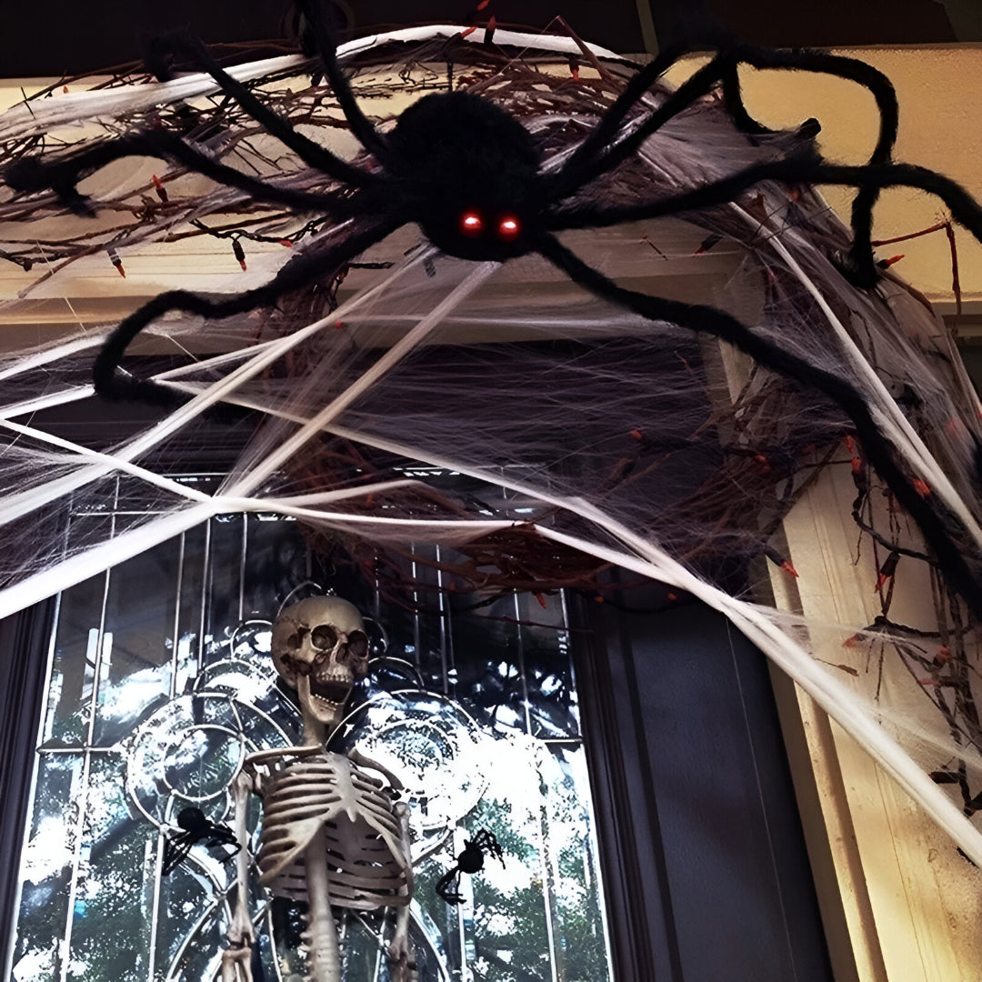 Realistische Haarige Spinne Halloween Decoratie