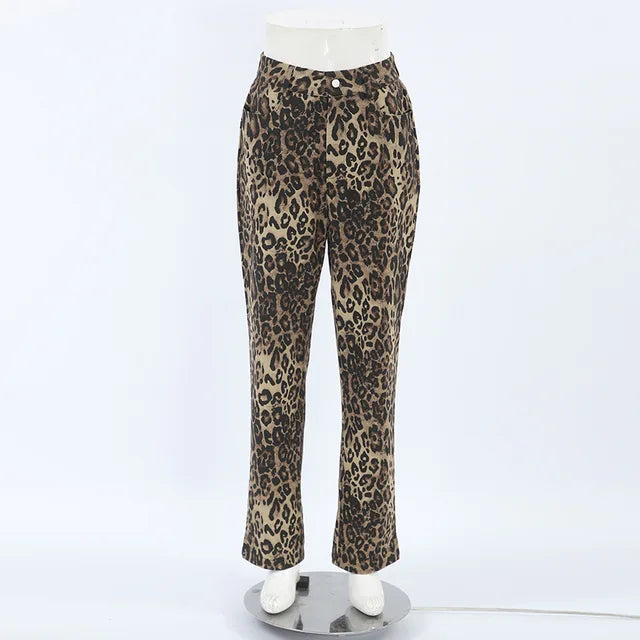 Retro Chic Pantaloni a Matita a Vita Alta