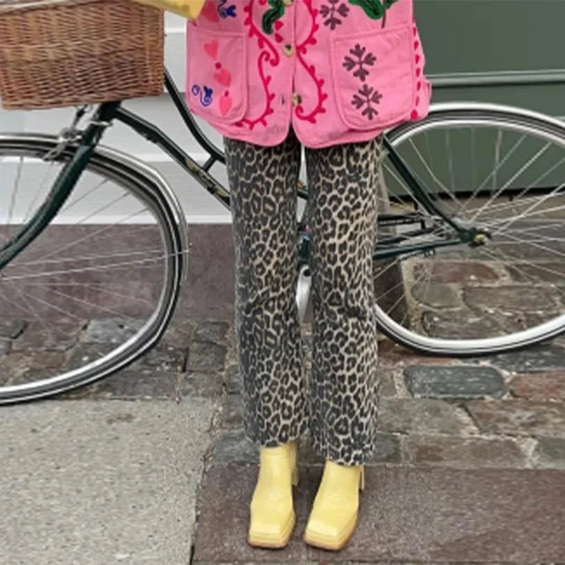 Retro Chic Pantaloni a Matita a Vita Alta