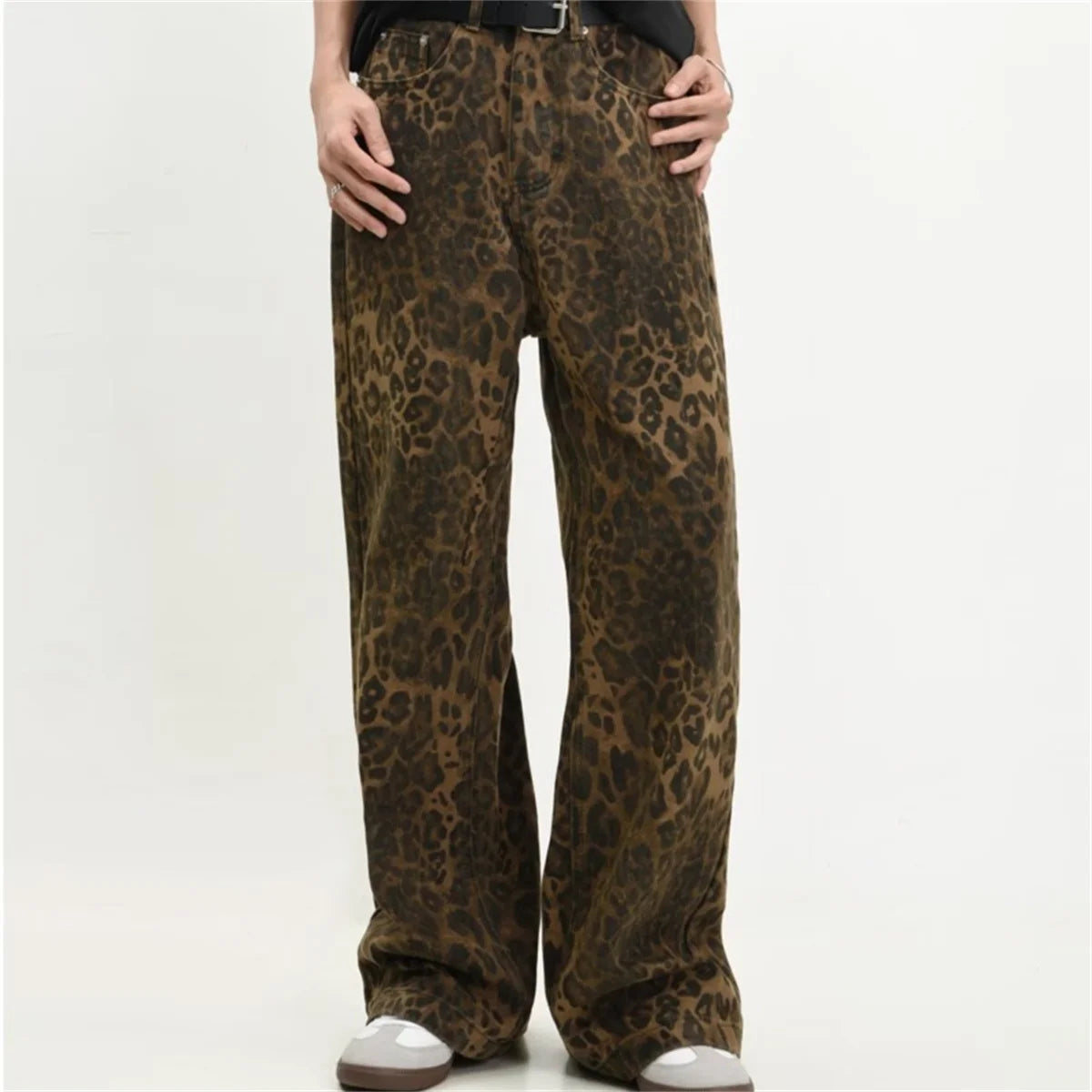 Retro Chic Pantaloni a Matita a Vita Alta