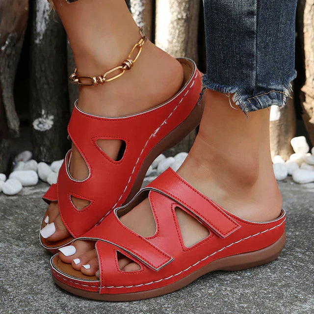 Velanora - Orthopädische Ledersandalen