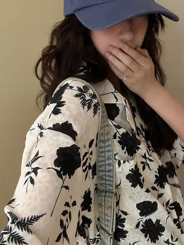 BlossomCharm Print Zomer Blouse