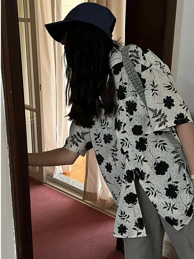 BlossomCharm Print Zomer Blouse