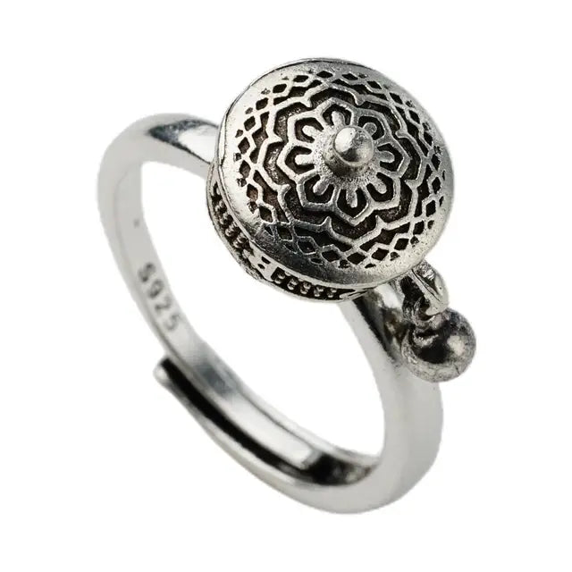 Rustgevende Retro Ring van Vreugde