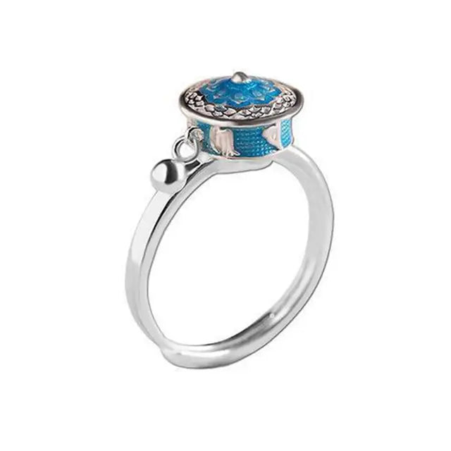 Rustgevende Retro Ring van Vreugde