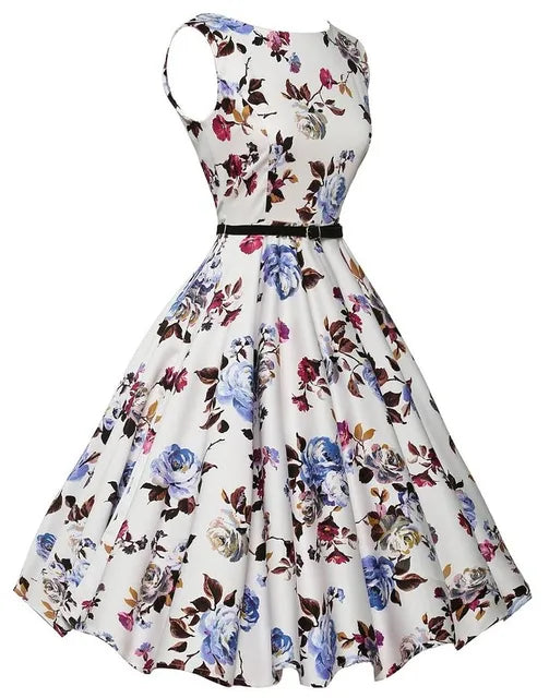 Prachtige Retro Zomerjurk van Luna voor Tijdloze Elegantie
