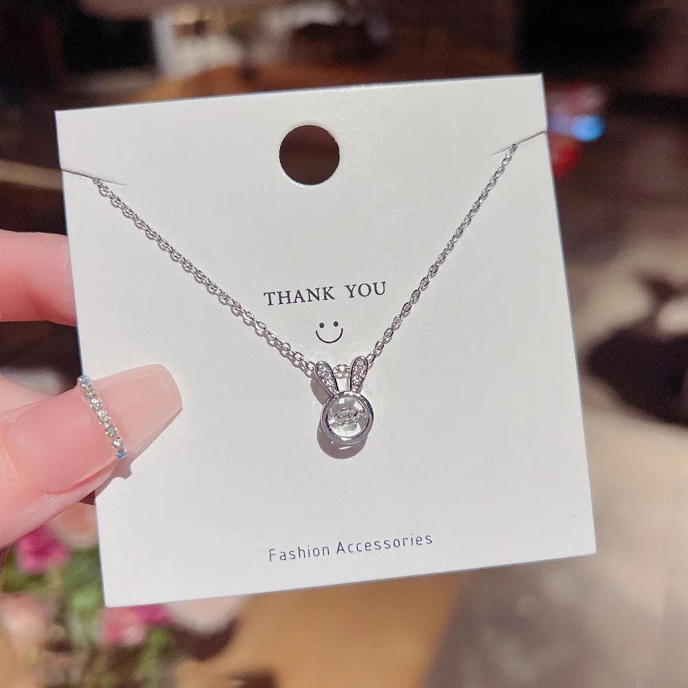 Enchanting Silver Rabbit Pendant