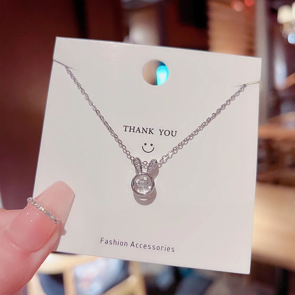 Enchanting Silver Rabbit Pendant