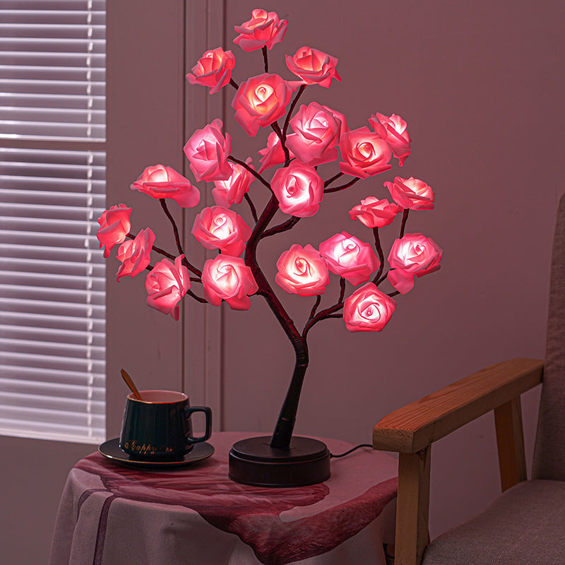 Rose Blossom LED Tafellamp