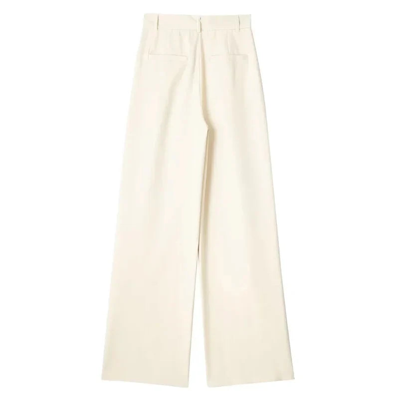 München | Damen Oversized Hose | Beige