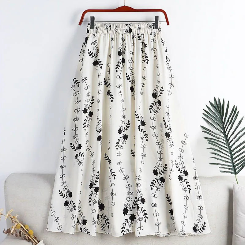 Silver Aura Summer Skirt