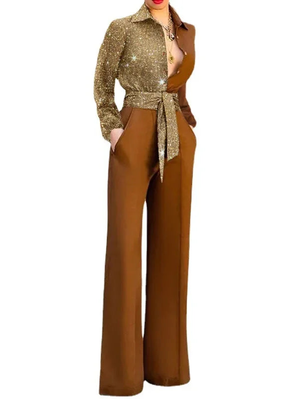 UrbanElegance High Waist Jumpsuit