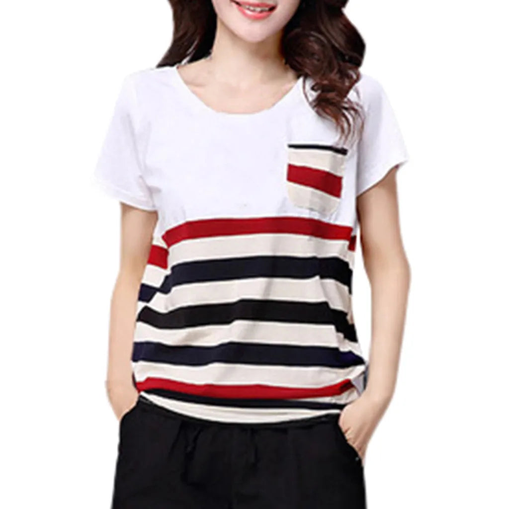 ZomerEssentie Striped Top