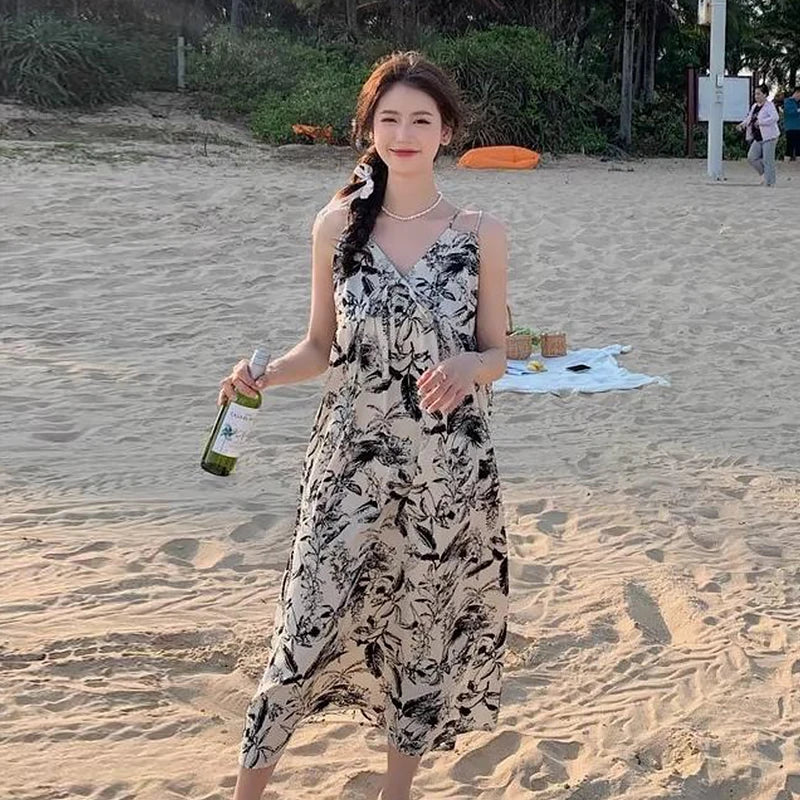 StrandLuxe Summer Flower Dress