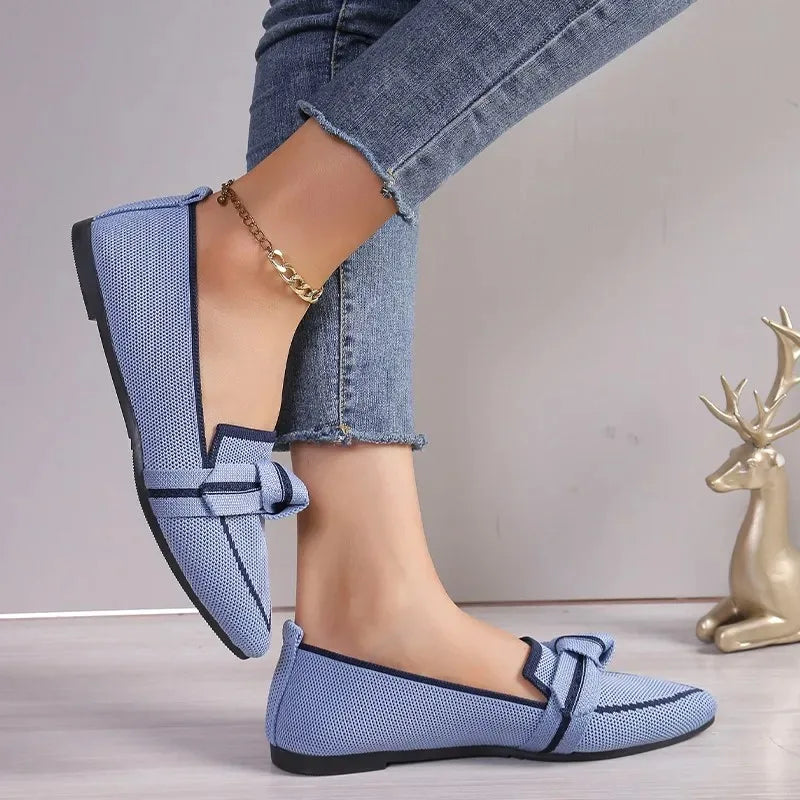 Félicité Bow Tie Ballerina Flats