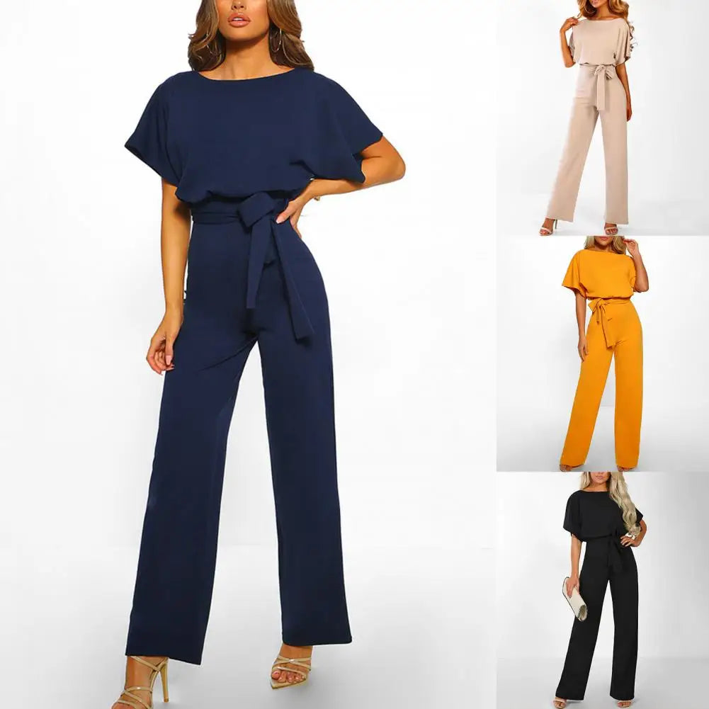 Zafira Elegante Strakke Taille Jumpsuit